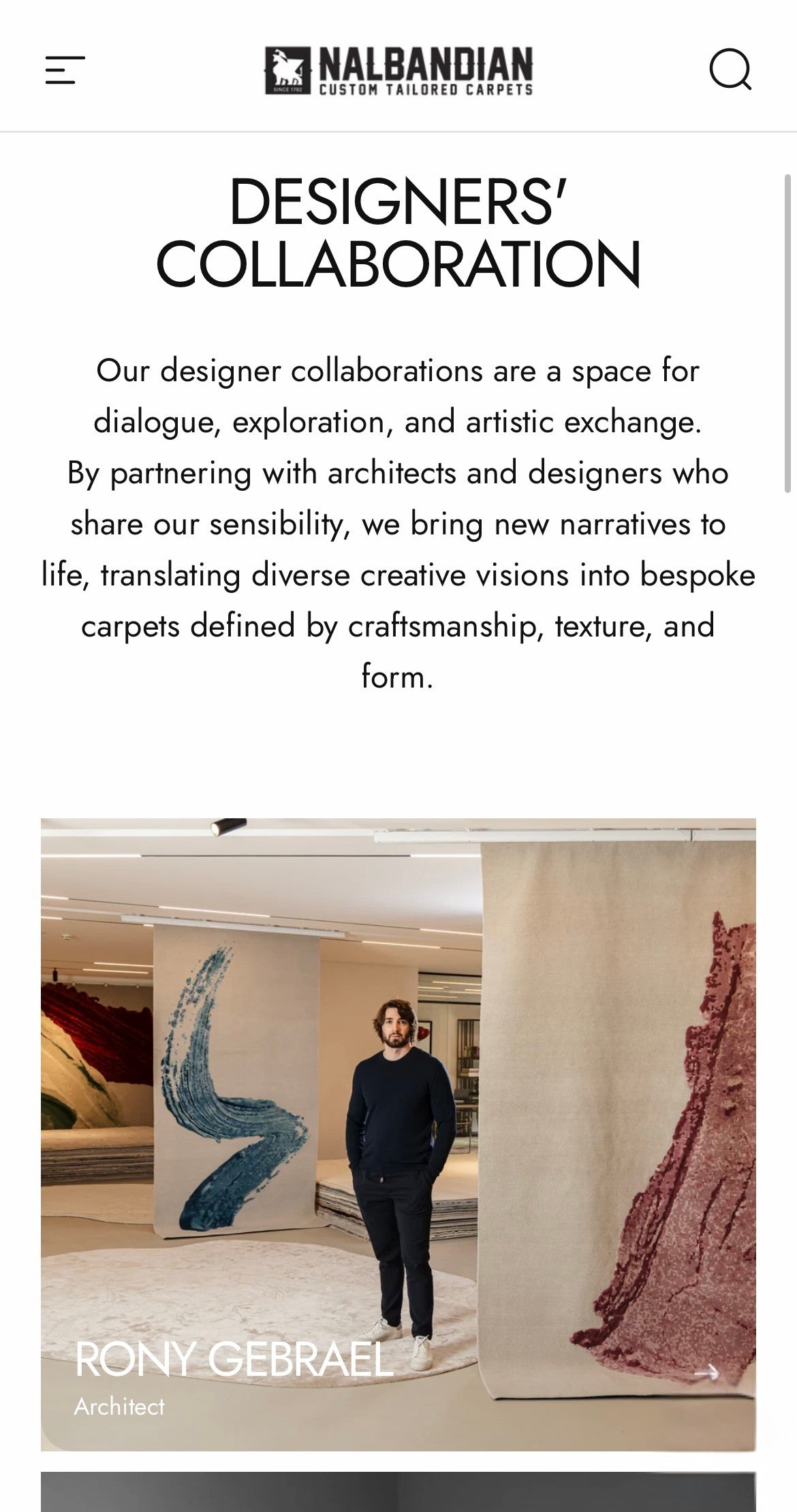 Personalized Designer&#39;s Page